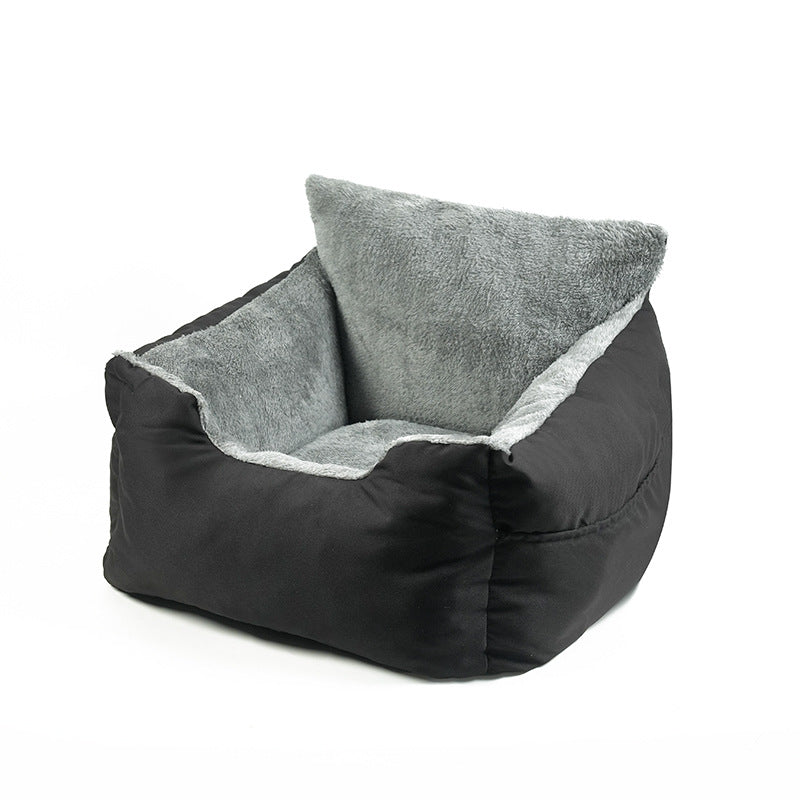 Portable Bolster Pet Car Seat Nest