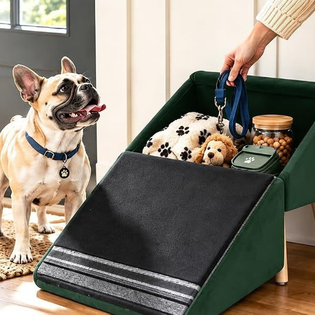 Storage Condo Pet Stairs — warm home featured
