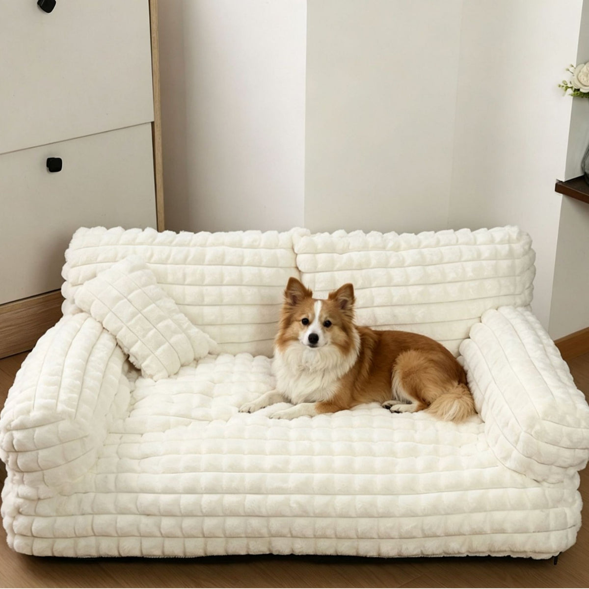 Tartan Calming Pet Bed