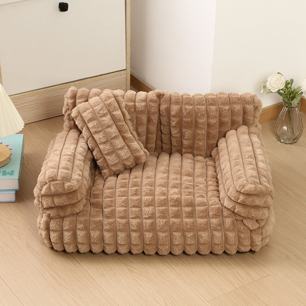 Tartan Calming Pet Bed 4
