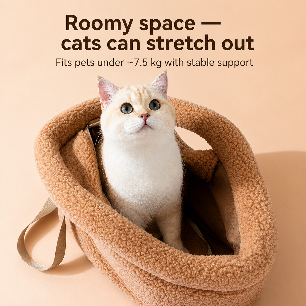 Roomy space — cats can stretch out — PawLab