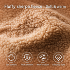 Fluffy sherpa fleece · Soft & warm — PawLab