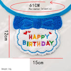 Birthday bib — navy