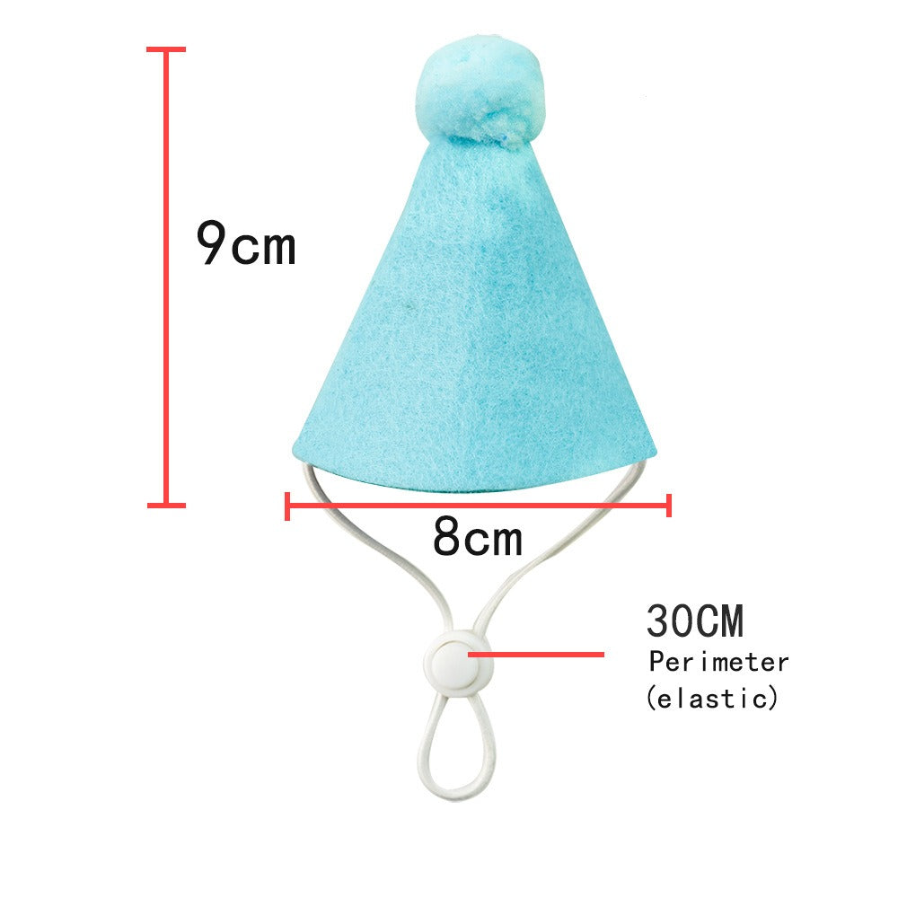 Birthday hat — sky blue