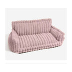 Pink — ribbed sofa pet bed — PawLab