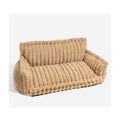 Tan — ribbed sofa pet bed — PawLab