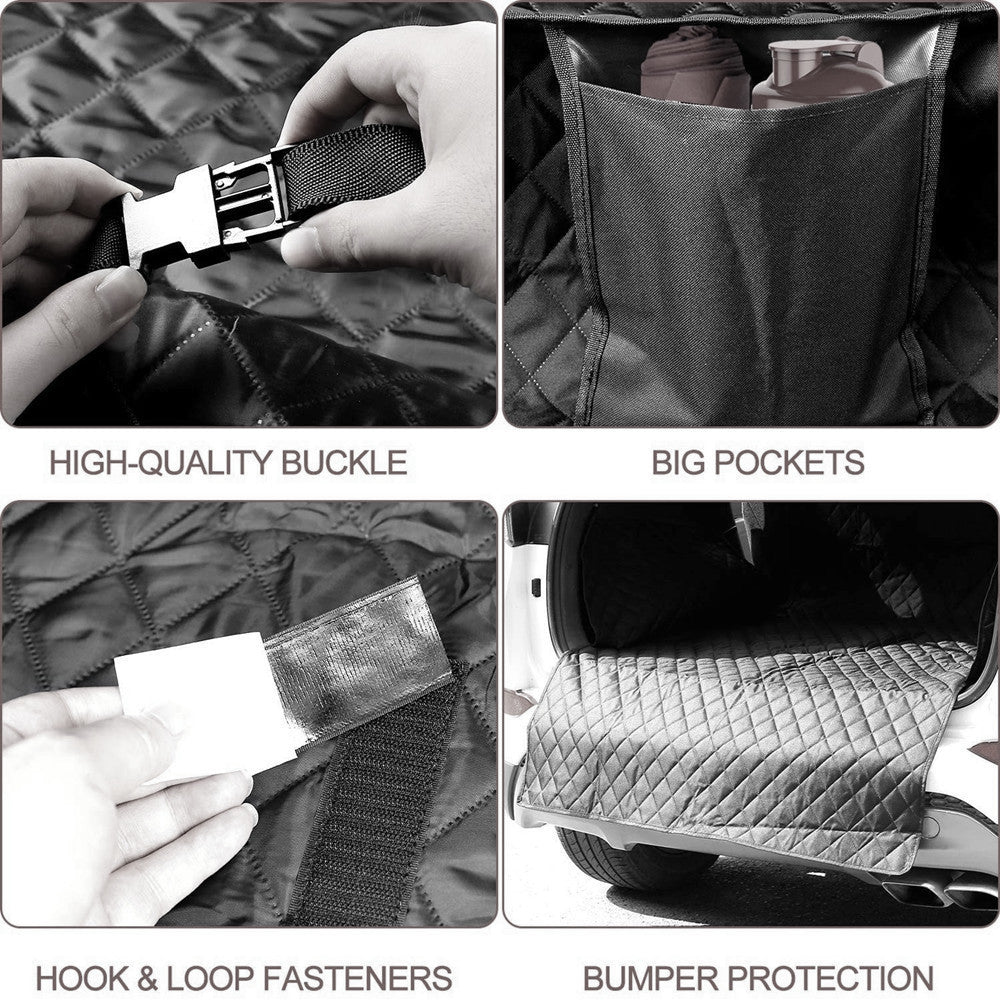 Buckle, pocket, hook-and-loop, bumper flap — PawLab