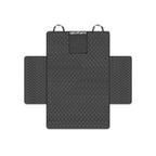 Black 600D Oxford fully covered — laid flat — PawLab