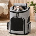 Top opening — grey backpack — PawLab