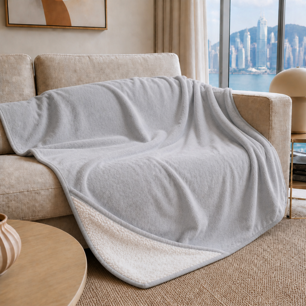 Light Grey — flannel waterproof throw — PawLab