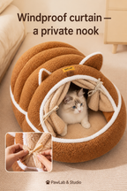 Windproof curtain — a private nook — PawLab