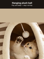 Hanging plush ball — play and sleep — PawLab