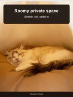 Roomy private space — stretch and settle — PawLab