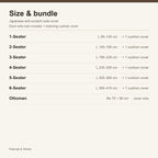 Size & bundle — 1 to 6 seater — PawLab