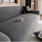 Storm Grey — waffle stretch sofa cover — PawLab