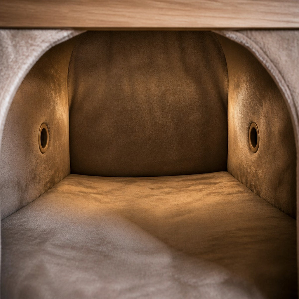 Drawer Deep-Sleep Dog Bed — w5-03-03-detail — PawLab lifestyle