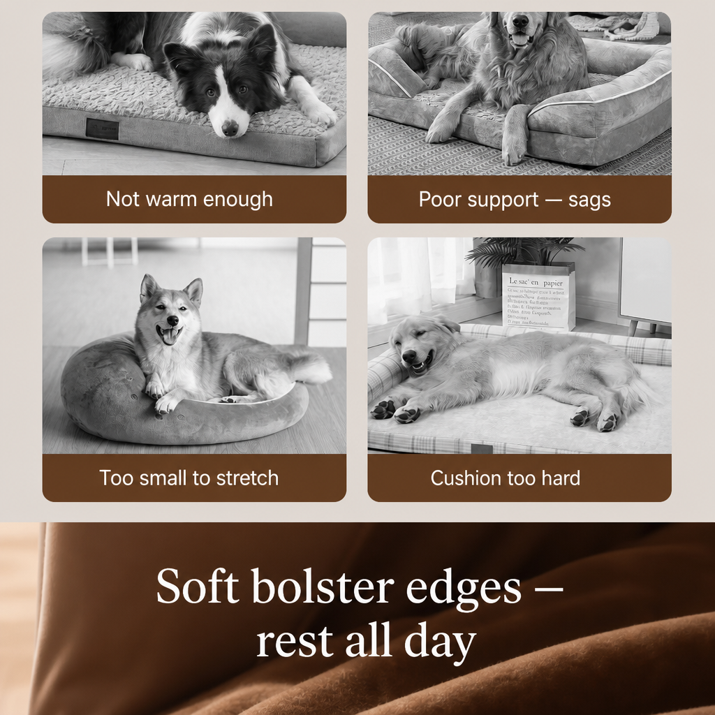 Common bed problems — soft bolster edges — PawLab