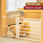 No-drill gate — wall-safe · reusable — PawLab