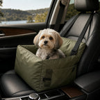 Waterproof car pet nest in car with dog — usage